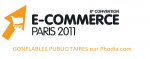 Publicité gonflable au salon E-Commerce 2011