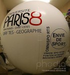 Ballon pub gonflable pour l'Université Paris 8