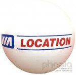 Ballon pub pour Via location