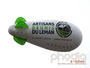 Vue du ballon Artisans réunis du Leman