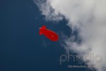 Dirigeable pour simulation d'éolienne