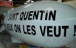 Dirigeable pour le comité des jeux olympiques de Saint-Quentin