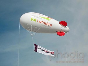 Dirigeable pour Val lumière