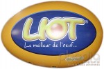 œuf géant gonflable pour Liot 