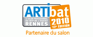 Ballons publicitaires gonflés à l'hélium sur le Salon ARTIBAT