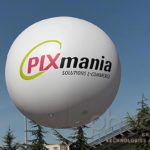 ballon gonflable géant publicitaire hélium Pixmania salon e commerce à paris