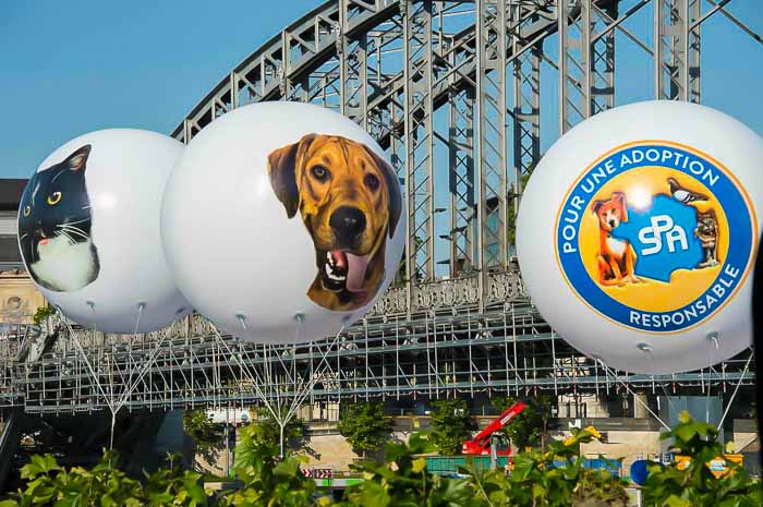 Ballon publicitaire hélium