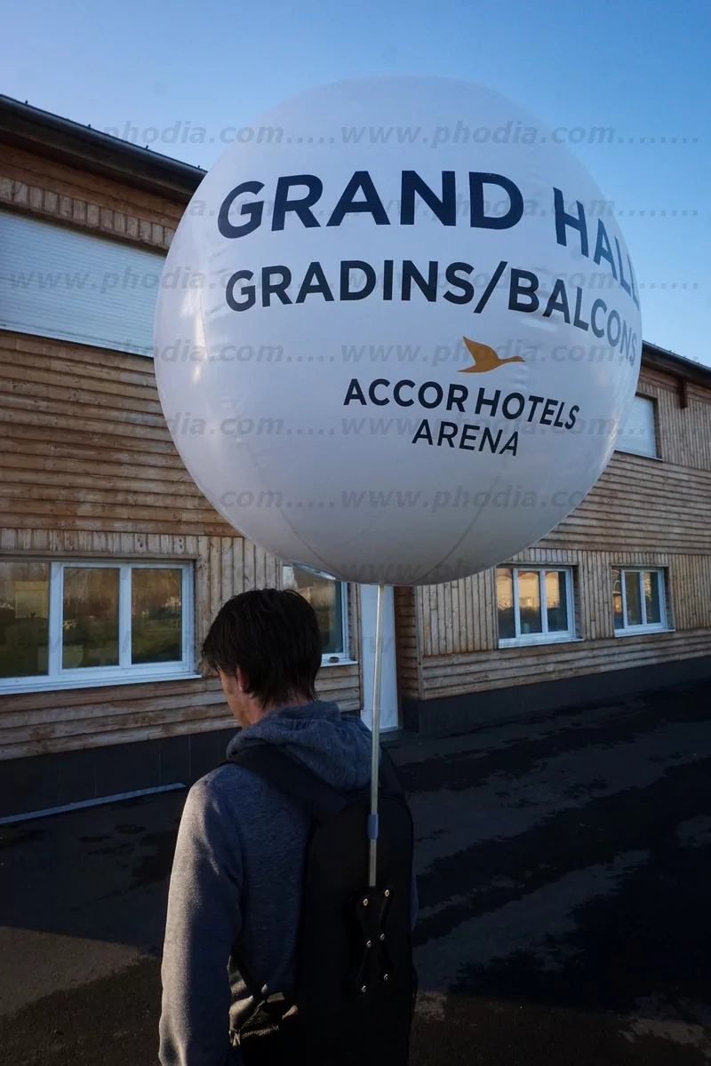 Accor hotels arena (ballon sac à dos 80cm)