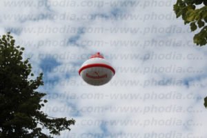 ballon hélium soucoupe volante 8m festival rock en seine