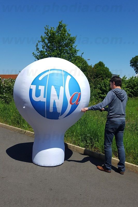 petite montgolfiere 2 m UNSA de la Somme étanche air captif