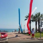 6 skydancers tubes géants tricolore aux couleurs de la France