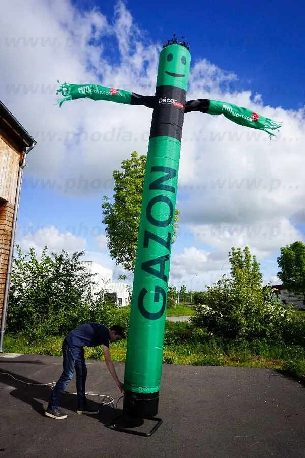 sky tube gazon décors discount de 6m de hauteur