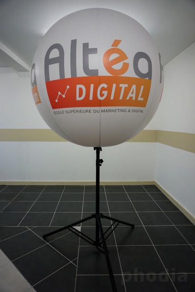 ballon sur perche Altea digital de 1.5m : école supérieure du marketing & digital