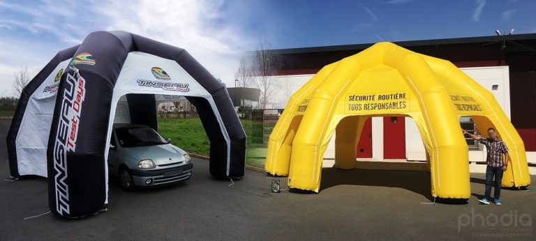 Une tente gonflable 6 pieds pour la sécurité routière de l'Oise