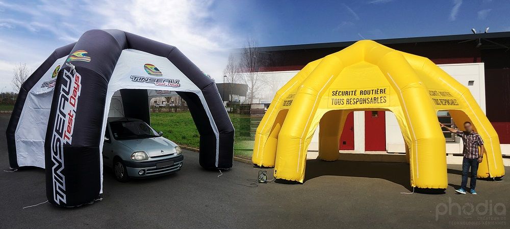 Une tente gonflable 6 pieds pour la sécurité routière de l'Oise