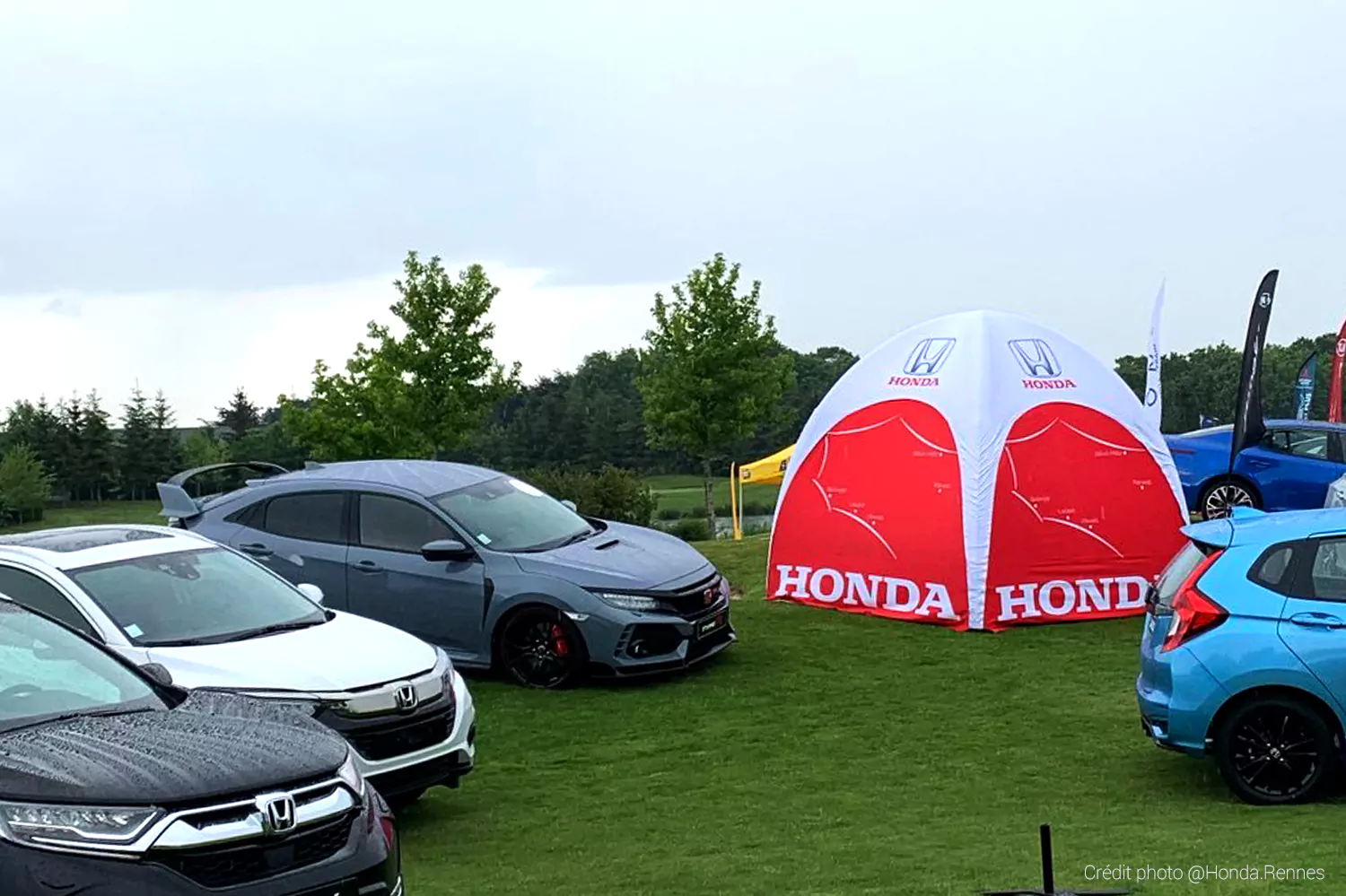 tente gonflable honda autoshow golf cap malo 2019