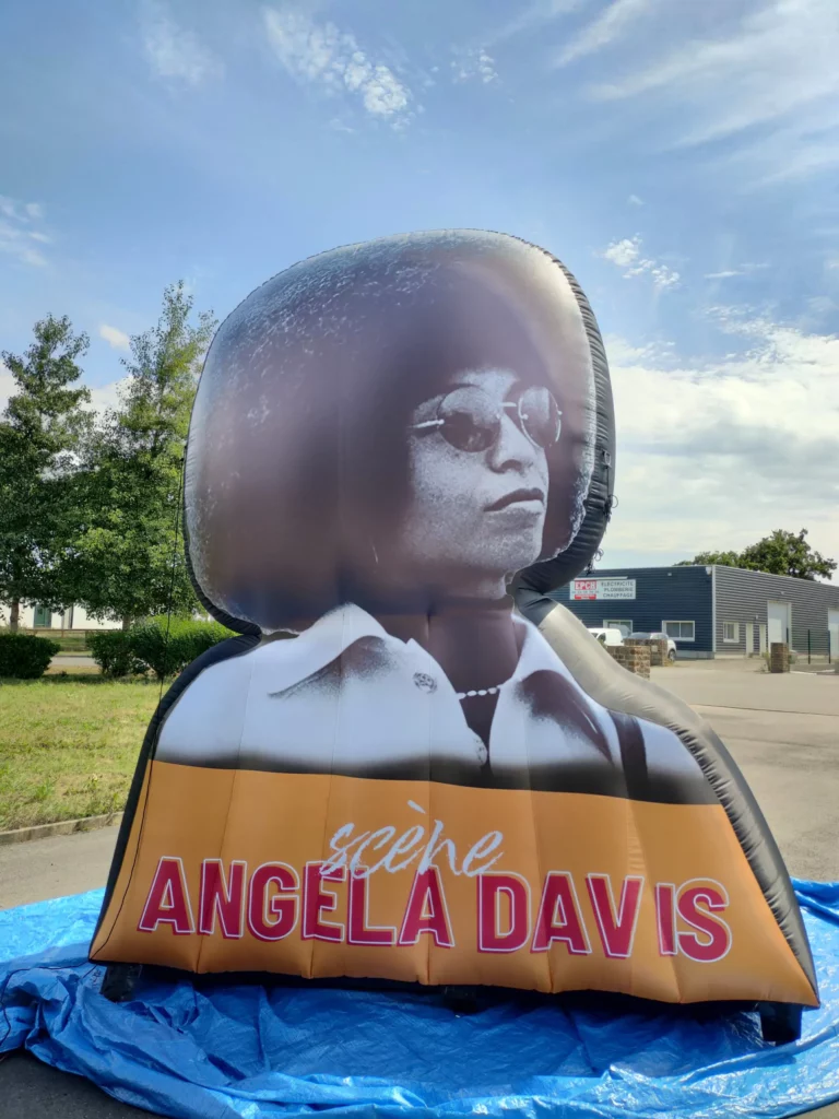 Angela Davis 4m structure gonflable sur mesure de 3m-angela davis,(auto-ventilé)