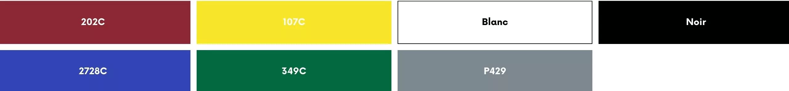 palette de couleur m&acirc;t drapeau gonflable