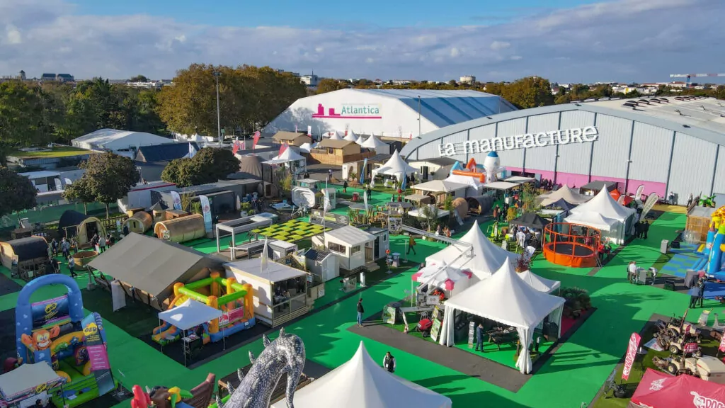 salon Atlantica vu du ciel