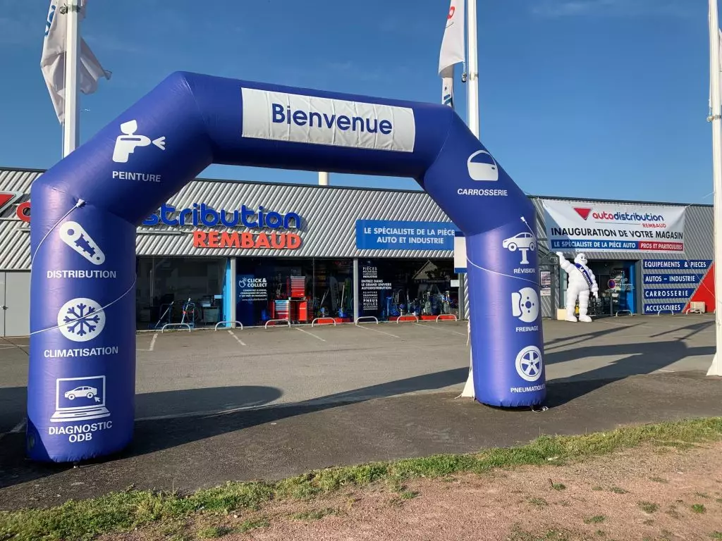 arche gonflable auto distribution rembaud