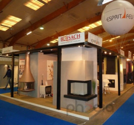 Publicité sur stand, ballon 1.80 m géant Kerbois- Rennes 2013