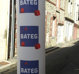 Colonne publicitaire auto-ventilée bateg 72 cm de diametre