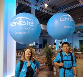Ballon sur sac à dos 80cm ENGIE Axima