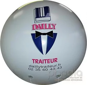 Ballon pub en P.U. pour Dailly traiteur